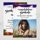 Search for pattern graduation invitations Colourful