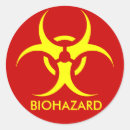 Search for biohazard warning stickers Science