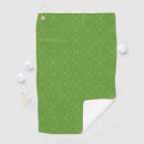 Search for shamrock golf towels Green