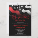 Search for firefighter retirement invitations Thin red line flag