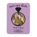 Search for purple save the dates Engagement