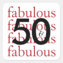 Search for happy birthday typography stickers 50th