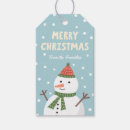 Search for snowman gift tags Blue