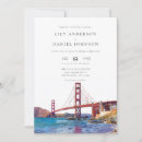 Search for san francisco wedding invitations Golden gate bridge
