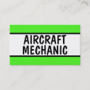 Search for aircraft mechanic business cards Plane