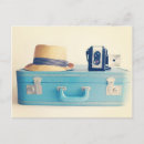 Search for old camera postcards Suitcase