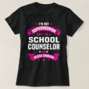 Search for school counselor tshirts Job