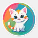 Search for playful kitten stickers Cute