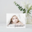 Search for godmother proposal Baptism christening