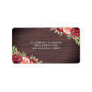 Search for wood rustic return address labels Boho