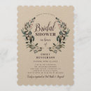 Search for rustic floral bridal shower invitations Unique