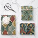 Search for arabesque wrapping paper Vintage
