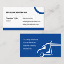 Search for truck driver business cards Professional