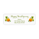 Search for happy thanksgiving return address labels Orange