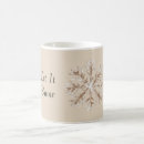 Search for gold snowflakes mugs White