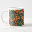 Search for white elephant mugs White lotus safari pattern