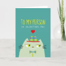 Search for retro cat valentines day cards Heart