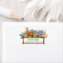 Search for jungle safari return address labels Wild one birthday