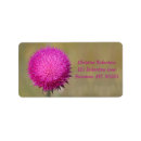 Search for thistles return address labels Botanical