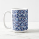 Search for vintage floral design mugs Blue