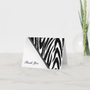 Search for black white stripes thank you cards Party