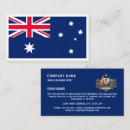 Search for australia business cards Australian flag