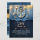 Search for nautical anniversary invitations Anchor