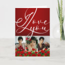 Search for i love you valentines day cards Red roses