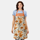 Search for burnt orange aprons Vintage