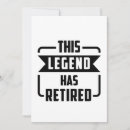 Search for legend invitations Funny retirement