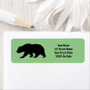 Search for black bears return address labels Grizzly