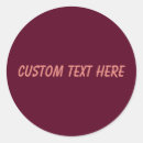Search for dark red maroon stickers Minimalist