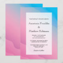 Search for shades of pink wedding invitations Watercolor