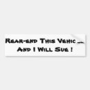Search for rear end bumper stickers Funny