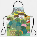 Search for vintage garden aprons Hand drawn