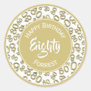 Search for number 80 stickers Eighty