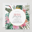 Search for bird of paradise bridal shower invitations Floral