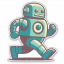 Search for vintage robot stickers Cute