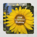 Search for sunflower 50th birthday invitations Fifty