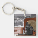 Search for record square key rings Retro