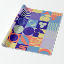 Search for geometric shapes wrapping paper Bold