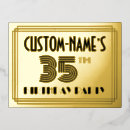 Search for 35th birthday invitations 35 years old