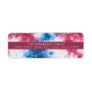 Search for patriot return address labels Red white blue