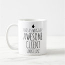 Search for clients mugs Customer