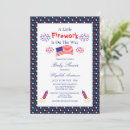 Search for fireworks baby shower invitations Usa