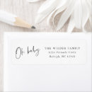 Search for oh baby return address labels Modern