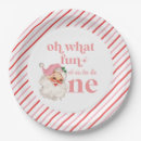 Search for pink christmas plates First birthday