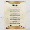 Search for vintage menus Gold