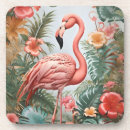 Search for pink flamingo coasters Flowers