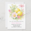 Search for lemon baby girl shower invitations Citrus